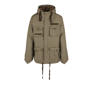 Голям размер мъжка парка с подплата 