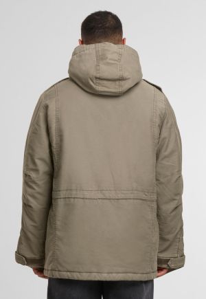 Голям размер мъжка парка с подплата 