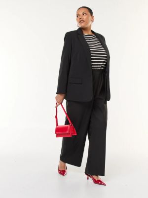 Широк дамски панталон макси размер