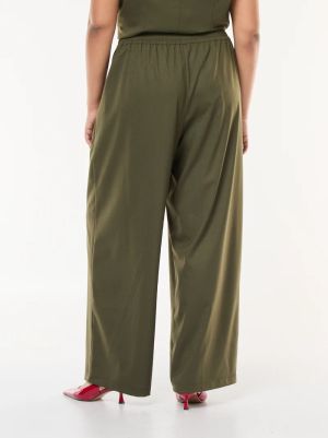 Широк дамски панталон макси размер