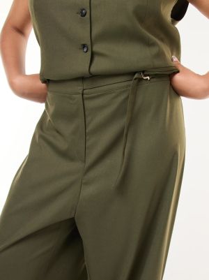 Широк дамски панталон макси размер