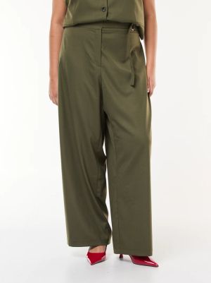 Широк дамски панталон макси размер