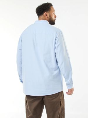 Мъжка права риза тип Оксфорд