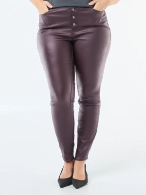 Прави панталони от сатен