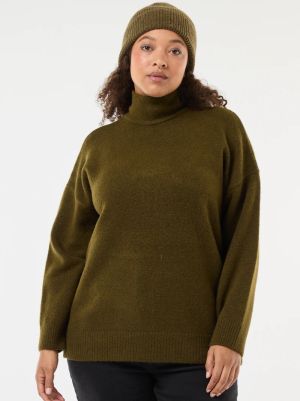 Пуловер с висока яка