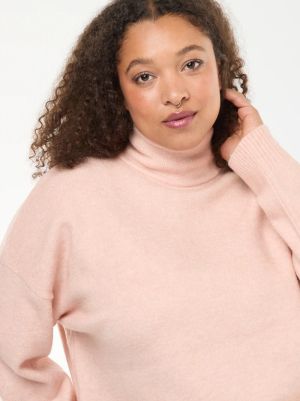 Пуловер с висока яка