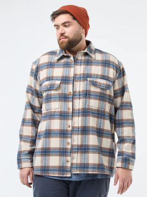 Връхна бархетна риза голям размер