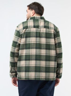 Връхна бархетна риза голям размер