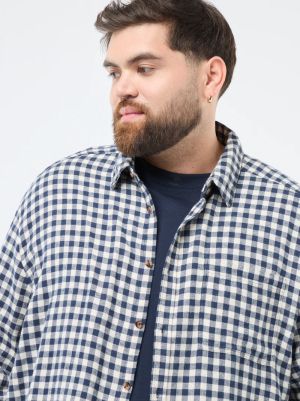Карирана памучна фланелена риза