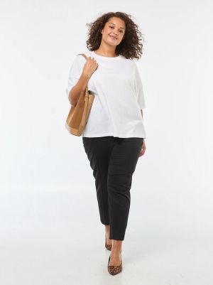 Панталон с висока талия и прав крачол 