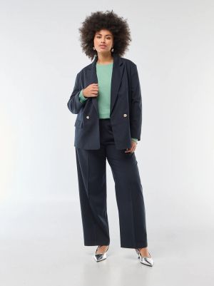 Панталон с висока талия и широки крачоли 