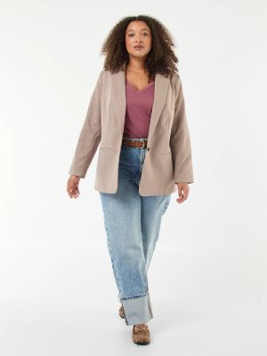 Голям размер дамска блуза с V-образно деколте