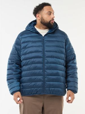 Леко ватирано пухено яке с качулка