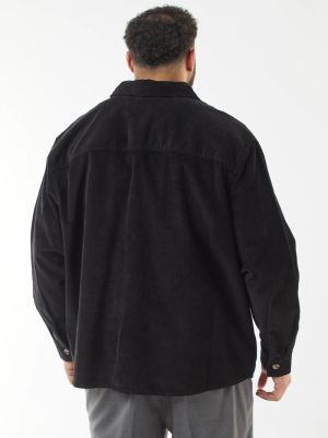 Мъжка кадифена риза голям размер