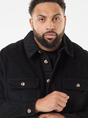 Мъжка кадифена риза голям размер