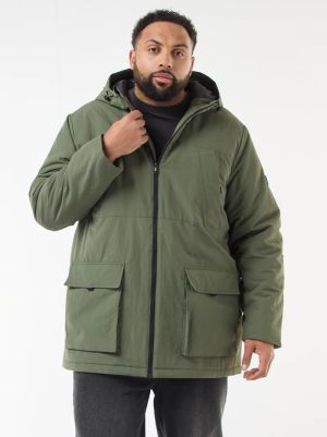 Мъжка парка с качулка и подплата от полар