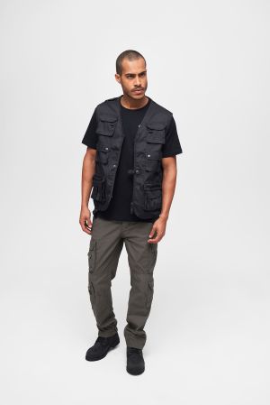 Голям размер мъжка ловна жилетка