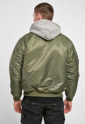 Мъжко яке с качулка голям размер