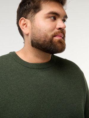 Голям размер мъжки пуловер