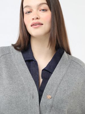 Лека дамска жилетка голям размер