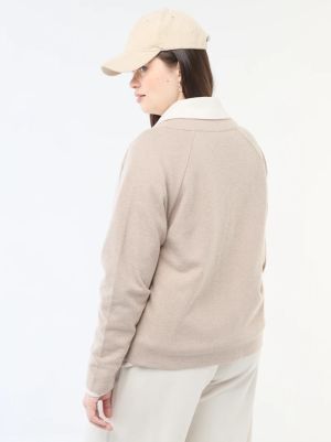 Лека дамска жилетка голям размер