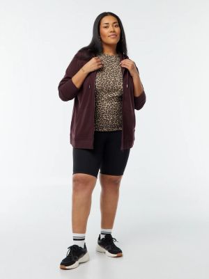 Голям размер дамски суичър