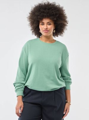 Дамска блуза с кръгло деколте