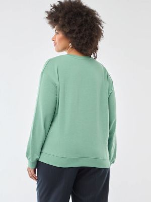 Дамска блуза с кръгло деколте