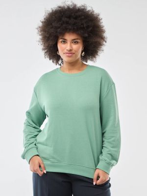 Дамска блуза с кръгло деколте