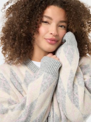 Дамска плетена жилетка голям размер