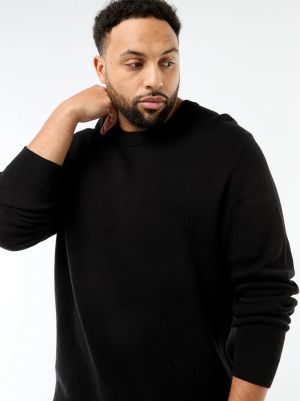 Голям размер мъжки памучен пуловер