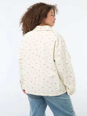 Голям размер дамско дънково яке