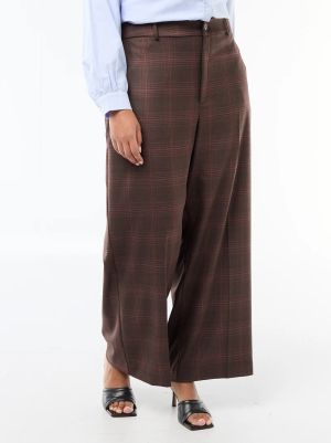 Широки дамски панталони  макси размер