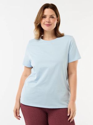 Голям размер дамска тениска 100% памук