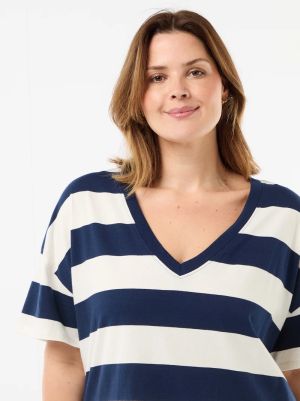 Рокля тип тениска с къс ръка