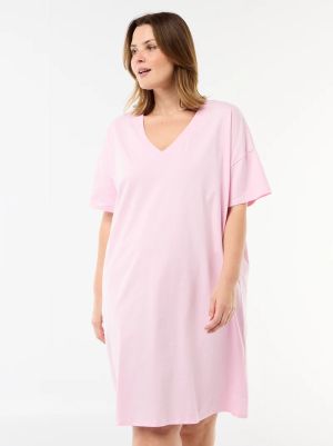 Рокля тип тениска с къс ръка