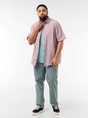 Мъжка  лененa риза голям размер