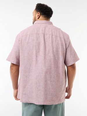 Мъжка  лененa риза голям размер