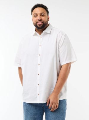 Мъжка  лененa риза голям размер