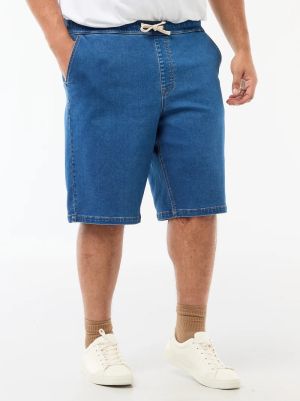 Мъжки дънкови бермуди макси размер