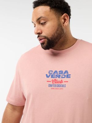 Голям размер мъжка тениска