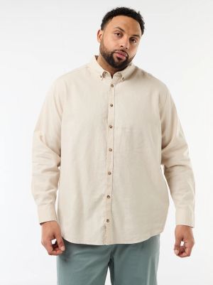 Ленена риза с дълъг ръкав