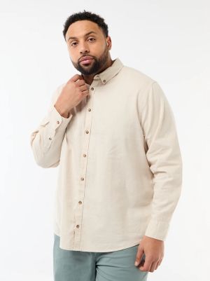 Ленена риза с дълъг ръкав