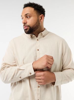 Ленена риза с дълъг ръкав