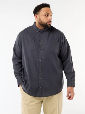 Ленена риза с дълъг ръкав