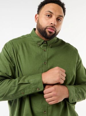 Ленена риза с дълъг ръкав