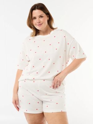 Голям размер дамска пижама от 2 части