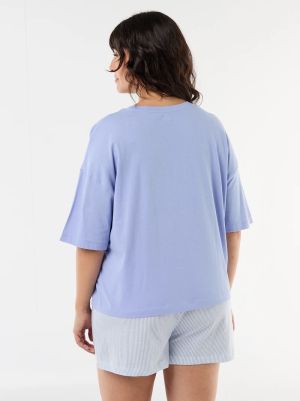 Голям размер дамска пижама от 2 части