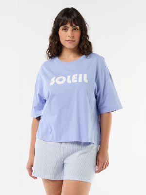 Голям размер дамска пижама от 2 части