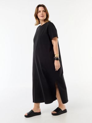 Рокля тип тениска с къс ръка